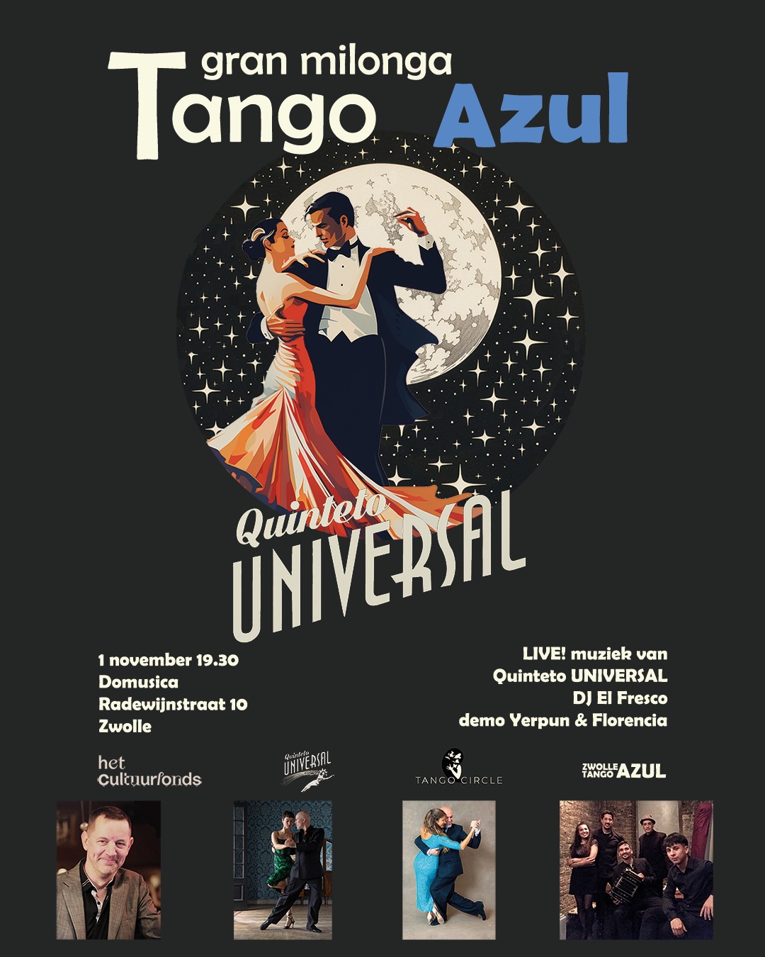 Grand Salon Tango Azul, 1 nov